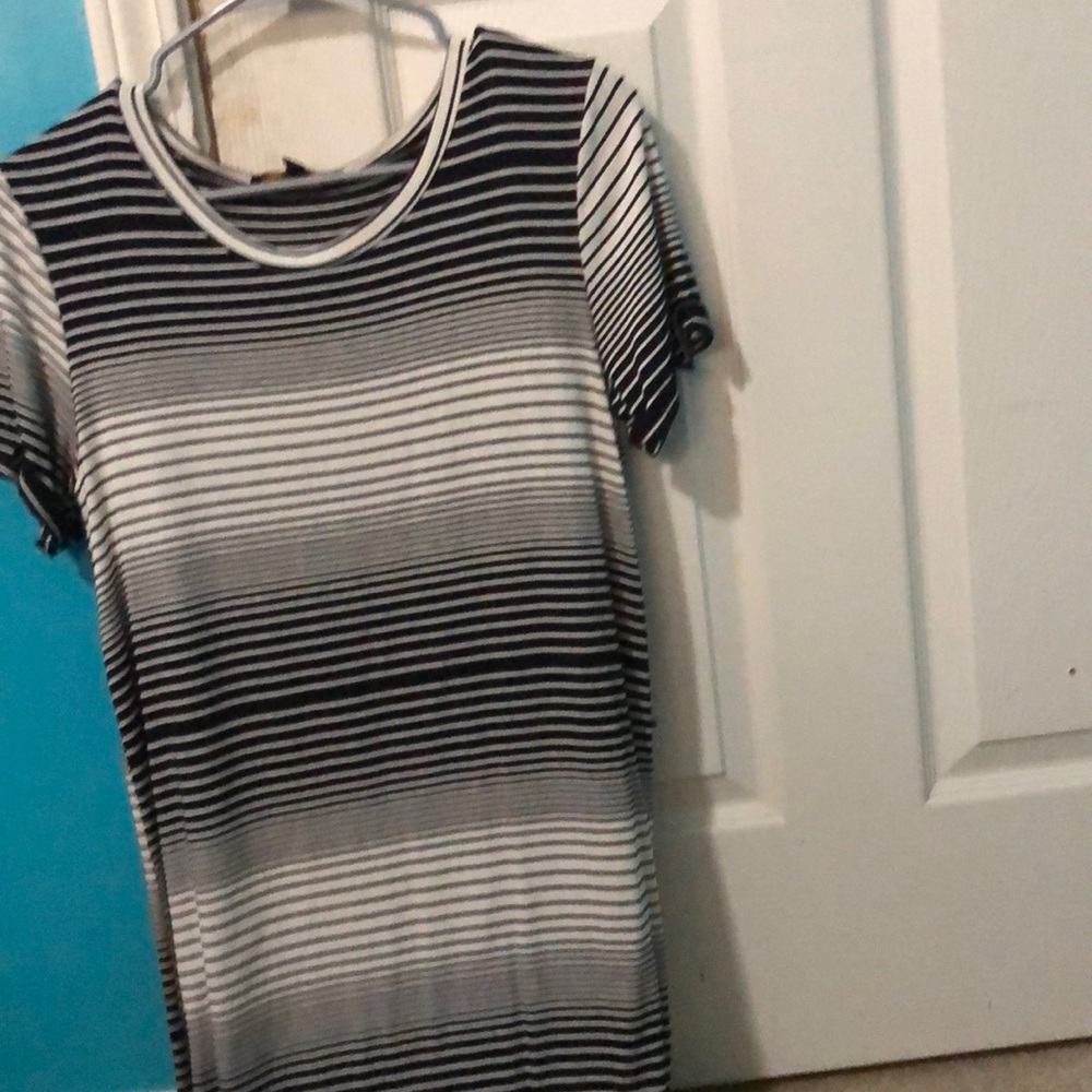 Striped tshirt dress